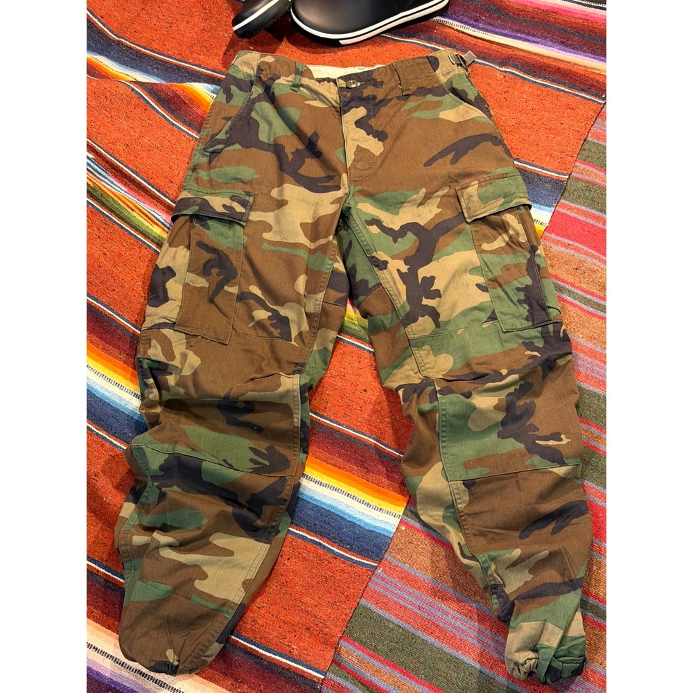 Military Green Camouflage Cargo Pants women Y2K Casual Army Fatigue